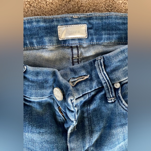 MOTHER stretchy denim skinny jeans size 26 - Picture 2 of 8